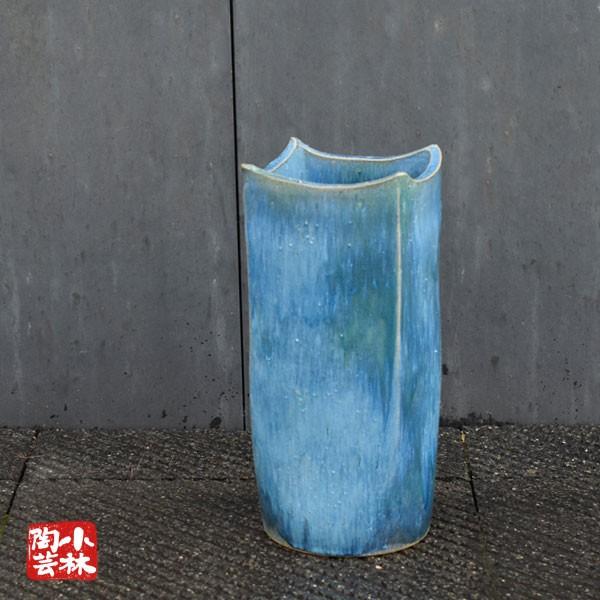 傘立て シリリアンブルー 信楽焼 和風 陶器 : 小林陶芸 - 通販 - Yahoo