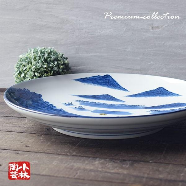 新品未使用　昭和レトロ　大皿　華山　青い山水画 陶器皿 直径40cm 食器 アウトレット 崋山 山水 大皿 : 小林陶芸 - 通販 - Yahoo