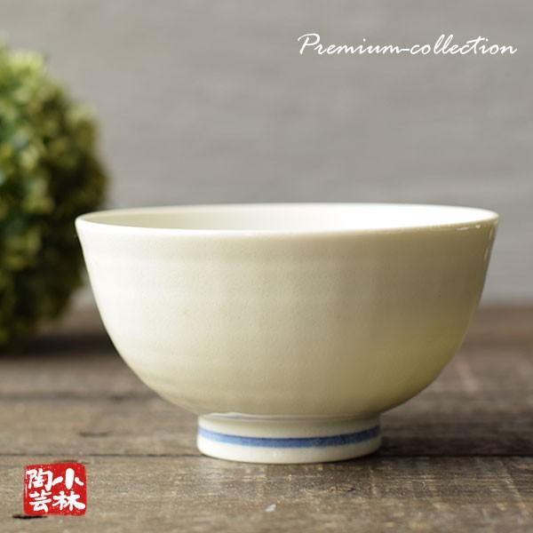 食器 アウトレット 美濃焼 青線 ご飯茶碗 大 お茶漬け : 小林陶芸
