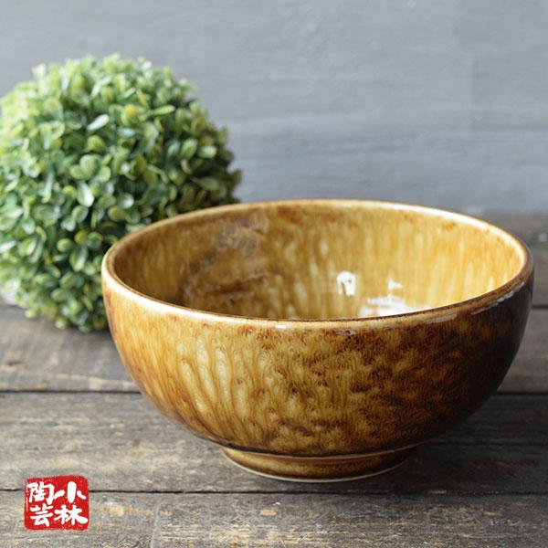 食器 アウトレット 美濃焼 掛釉貫入 7.0どんぶり 麺鉢 : 小林陶芸