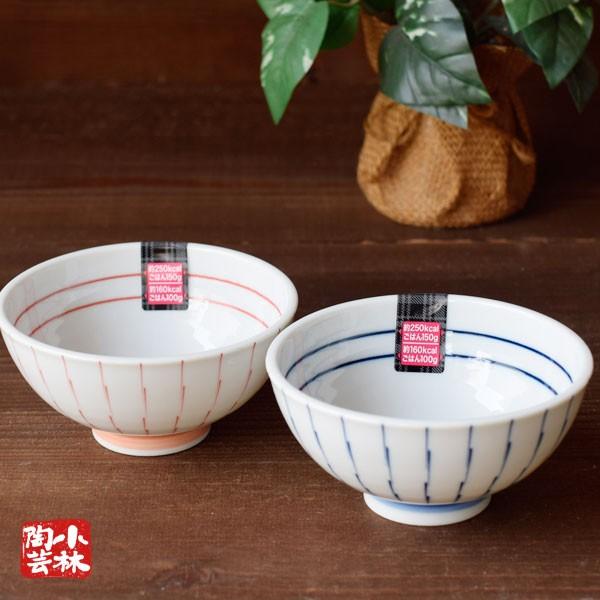 ご飯茶碗 カロリー表示 ダイエット糸十草 美濃焼(全2色) :ricebowl-035:小林陶芸 通販 食器 アウトレット スィングジャズ 軽量ダイエット茶碗 カロリーライン付きご飯茶碗(全二色)
