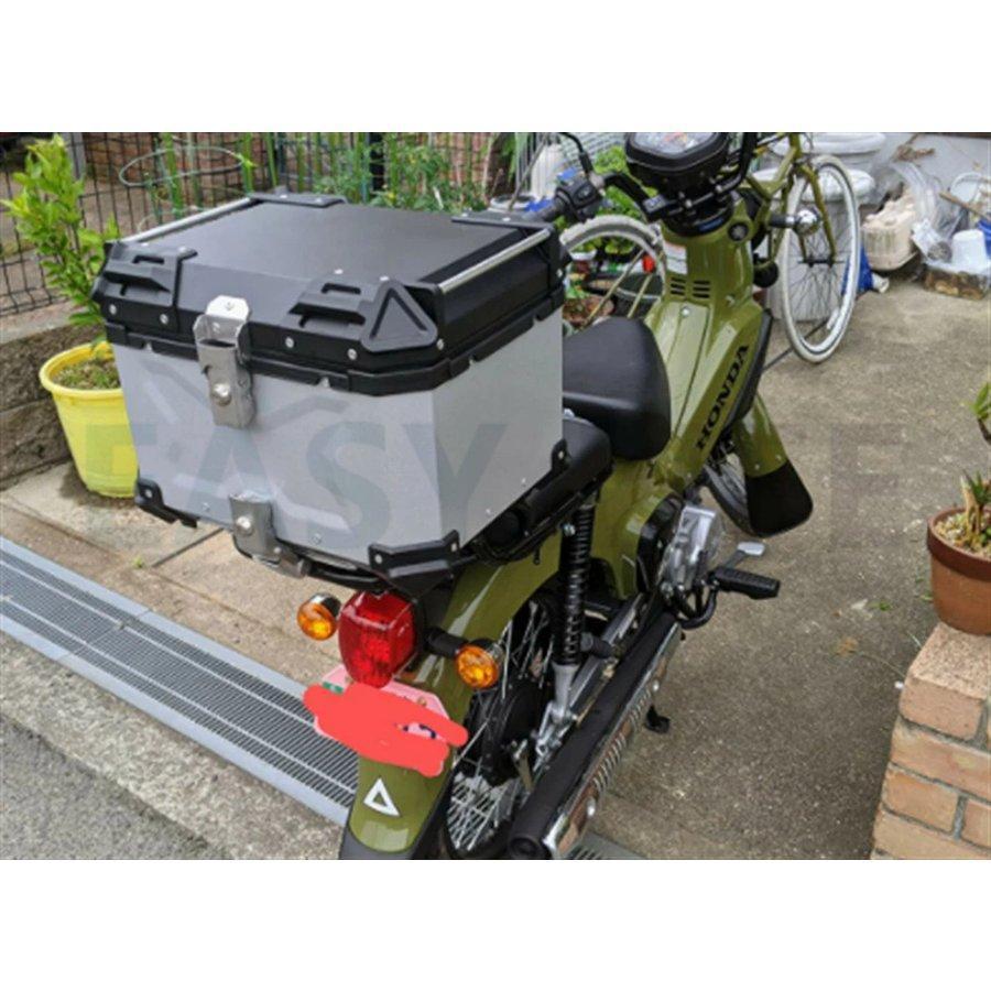 リアボックス バイク アルミ バイクケース トップケースベース ユニバーサル 大容量 45L 55L 65L ツーリング 背もたれ 自転車 おしゃれ 白 取り付けベース｜kobayashihouse｜14