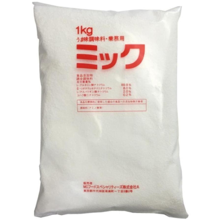うま味調味料 ミック 業務用 1kg 13 1 アイリス物産 通販 Yahoo ショッピング