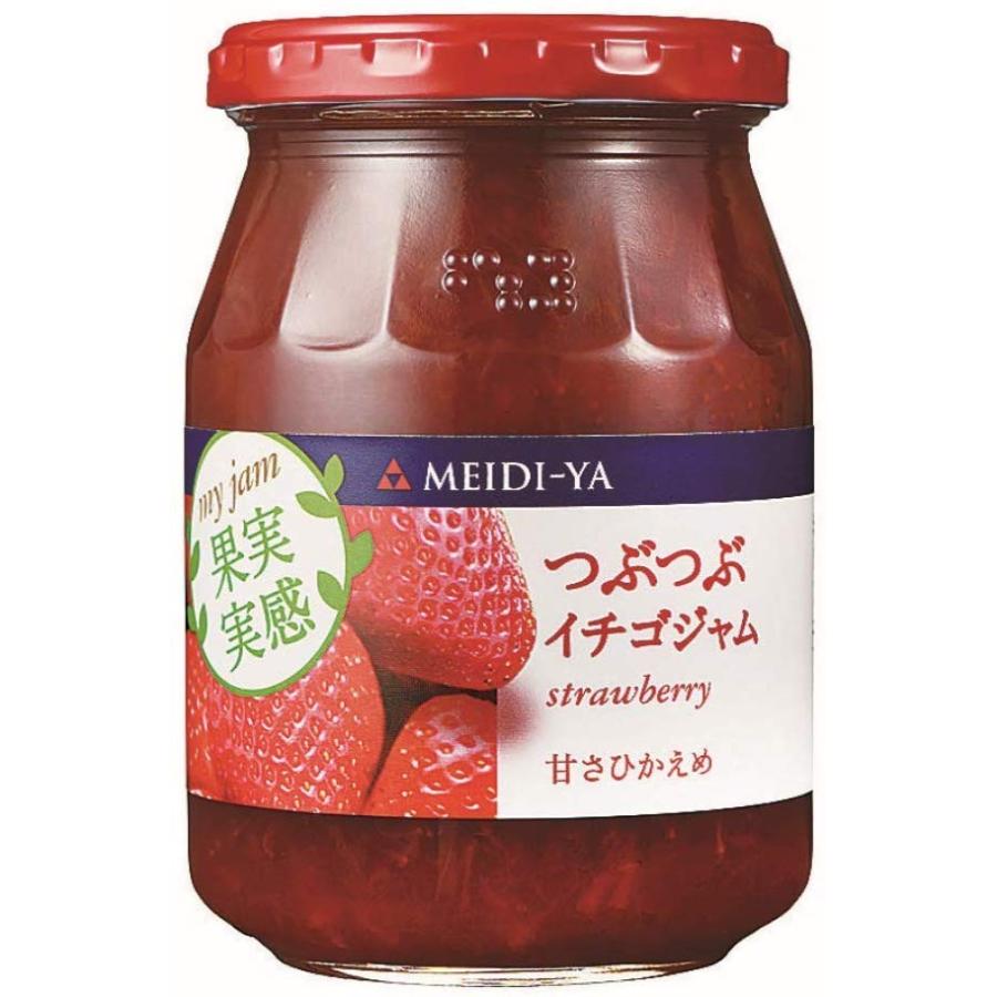 明治屋 果実実感ジャムつぶつぶイチゴジャム 340g : アイリス物産