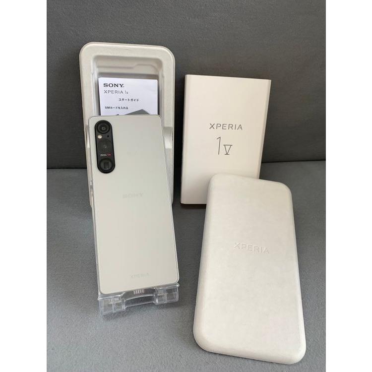 超美品 SIMフリー ソニー Xperia 1 V 512GB XQ-DQ44 プラチナシルバー