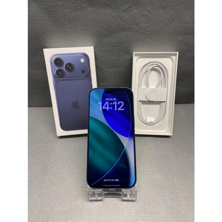 Apple 超美品 Appleストア版 SIMフリー iPhone17 Pro 256GB ディープ