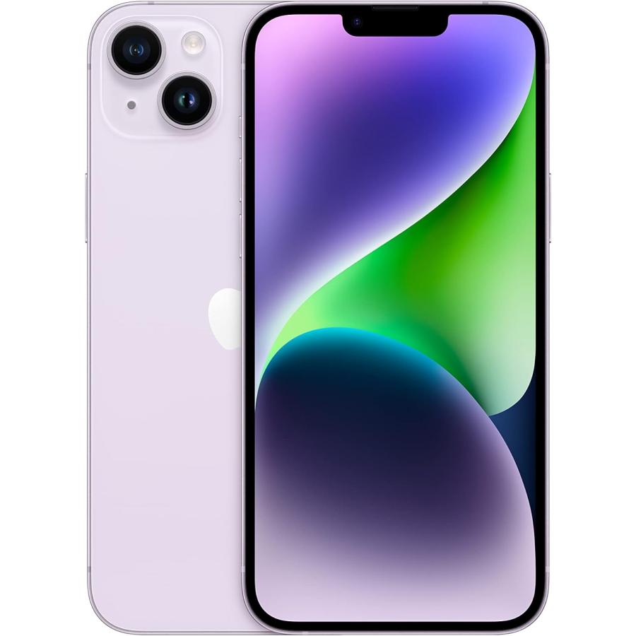 Apple 美品 国内版 SIMフリー iPhone14 Plus 128GB パープル色 : 翼 