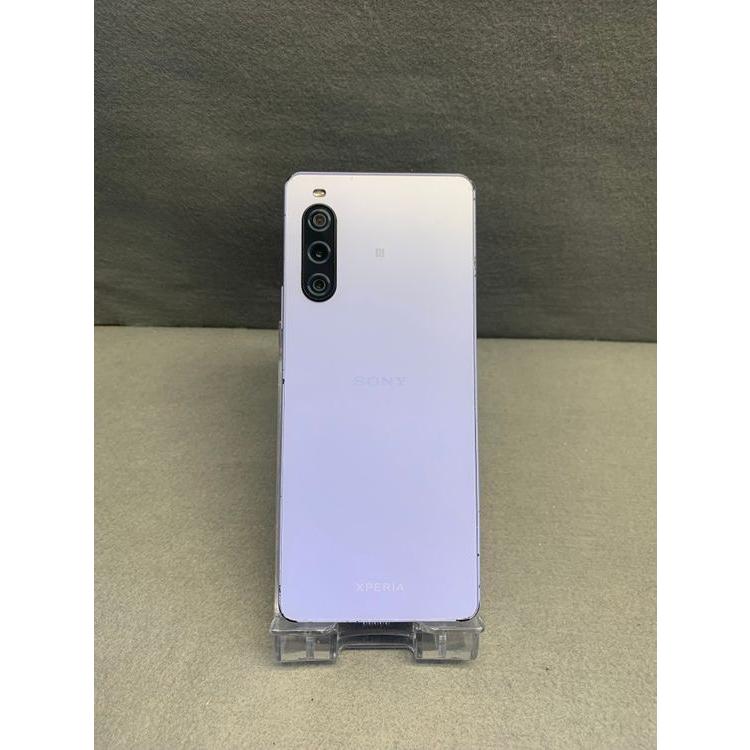 Apple 美品中古 国内版 SIMフリー Xperia 10 V 128GB パープル色 : 翼