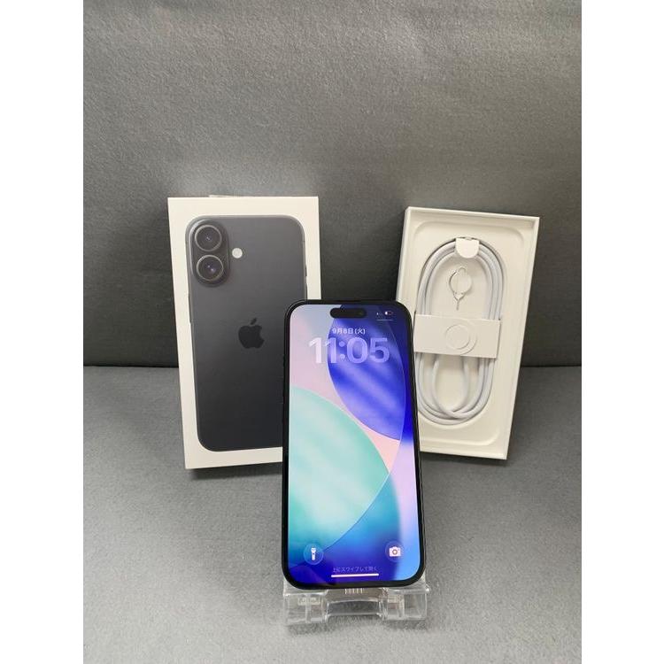 Apple 美品 国内版 SIMフリー iPhone16 256GB ブラック色 : 翼商店毎日