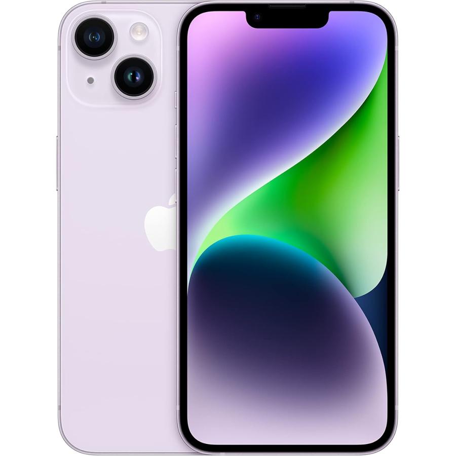 Apple 美品 国内版 SIMフリー iPhone14 128GB パープル色 : 翼商店毎日 