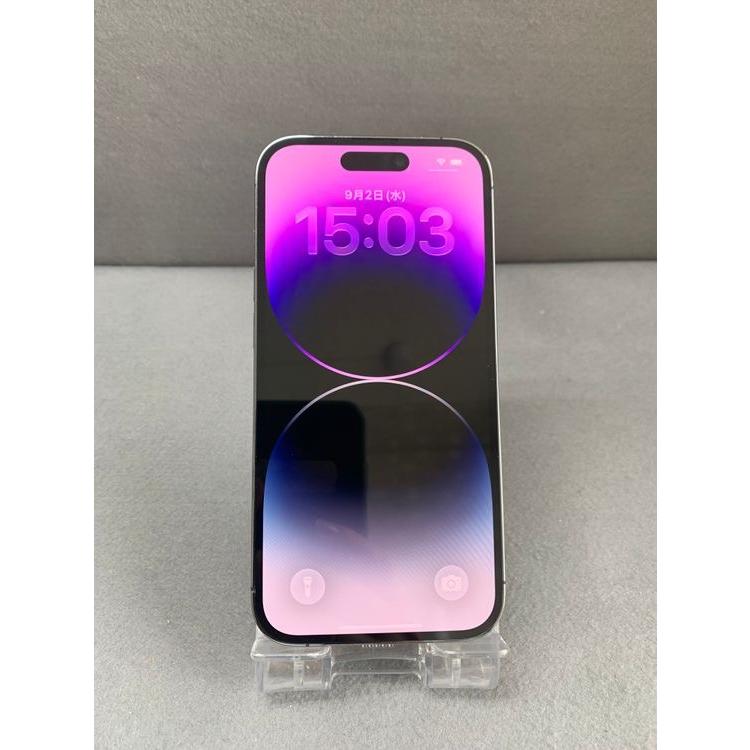 Apple 美品 国内版 SIMフリー iPhone14 Pro 128GB ディープパープル色
