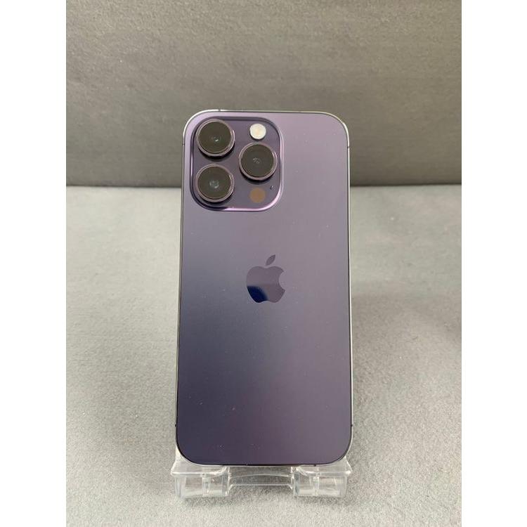 Apple 美品 国内版 SIMフリー iPhone14 Pro 128GB ディープパープル色