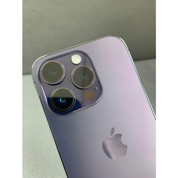 Apple 美品 国内版 SIMフリー iPhone14 Pro 128GB ディープパープル色