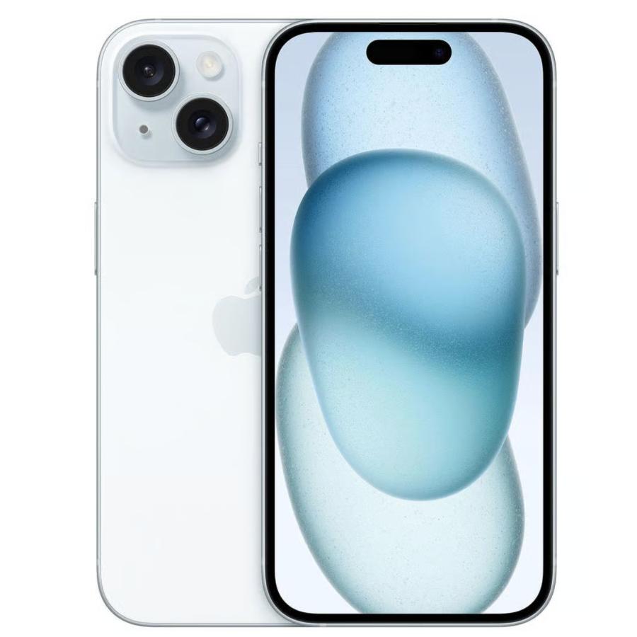 Apple 美品 国内版 SIMフリー iPhone15 128GB ブルー色 : 翼商店毎日