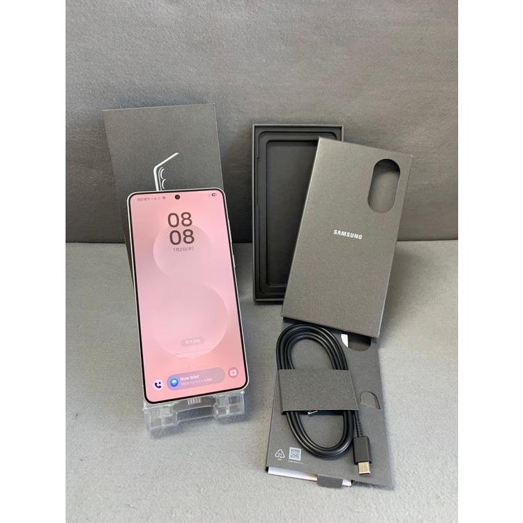 美品 海外版 SIMフリー Galaxy S25 Edge 256GB チタニウムシルバー色