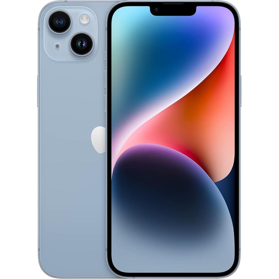 Apple 美品 アップルストア版 SIMフリー iPhone14 128GB ブルー色 : 翼