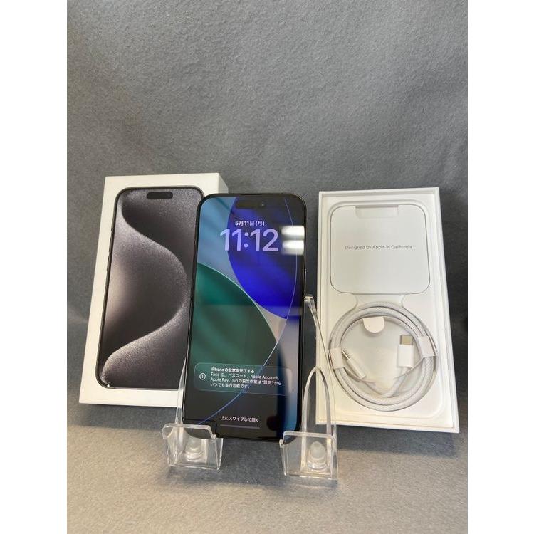 【美品】iPhone15Pro 256GB ブラックチタニウム SIMフリー Apple 超美品 国内版 SIMフリーiPhone15 Pro 256GB ブラックチタニウム