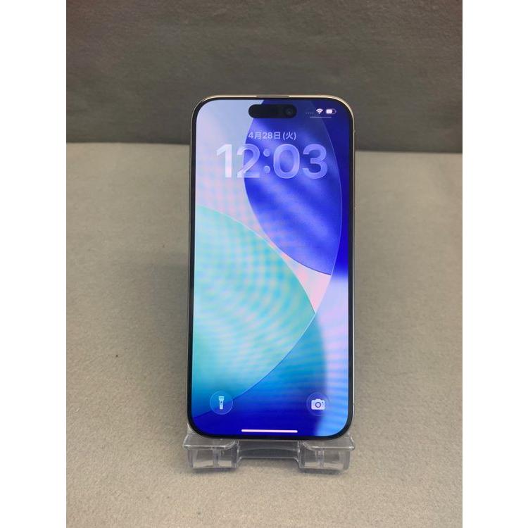 【美品】SIMフリーiPhone15Pro 256GB ナチュラルチタニウム iPhone 15 Pro 256GB - ナチュラルチタニウム（SIMフリー）[整備済製品