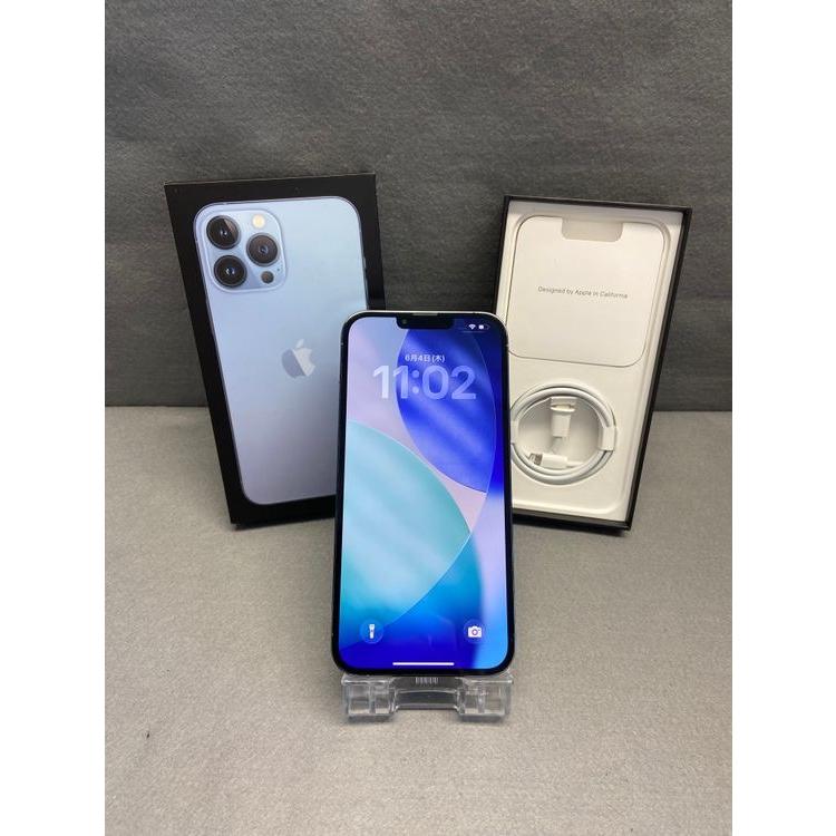 Apple 美品 国内版 SIMフリー iPhone13 Pro Max 128GB シエラブルー色