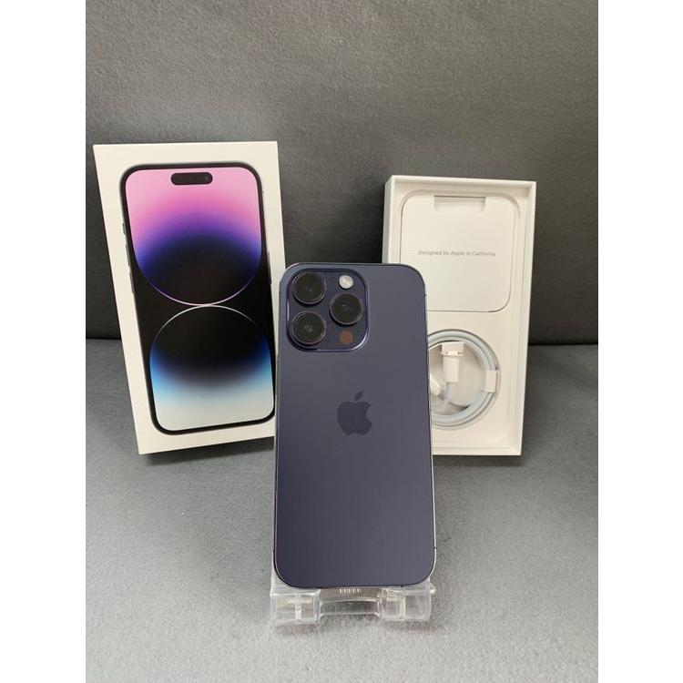 Apple 美品 Appleストア版 SIMフリー iPhone14 Pro 256GB ディープ