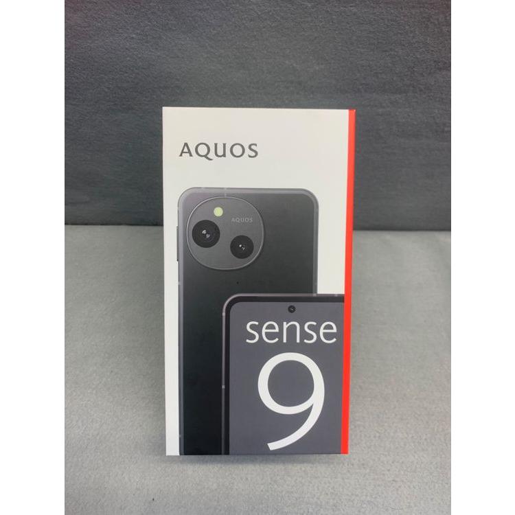 新品未開封 国内版 SIMフリー AQUOS sense 9 128GB ブラック色 : 翼