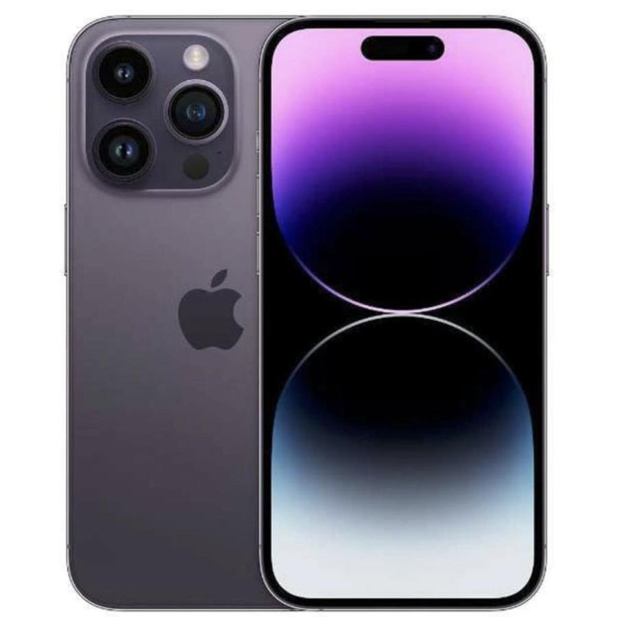 Apple 美品 Appleストア版 SIMフリー iPhone14 Pro Max 256GB ディープ