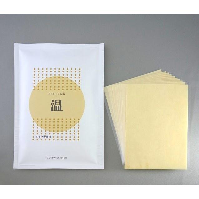ホットパッチ　医薬品ではありません　湿布 温シップ 湿布 ホットパッチ 10枚入5袋セット : シップ屋本舗