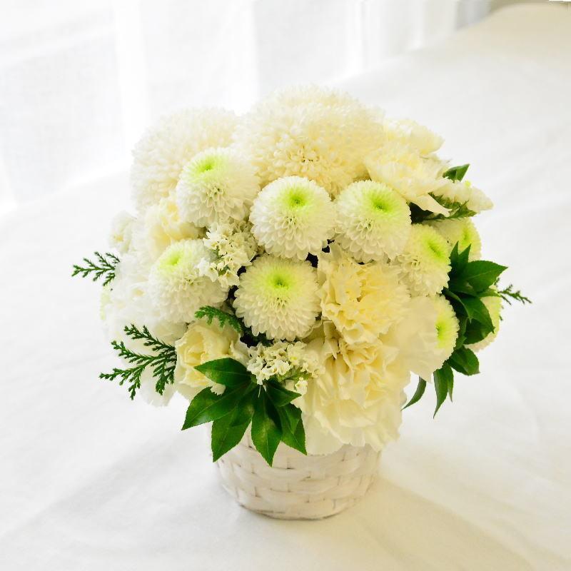 年末年始大決算 誕生日 お中元 あす着 生花 フラワーアレンジメント 結婚祝い 花 フラワーギフト 送料無料 白 グリーン プレゼント 受付 記念日 新築祝い ウエディング お祝い