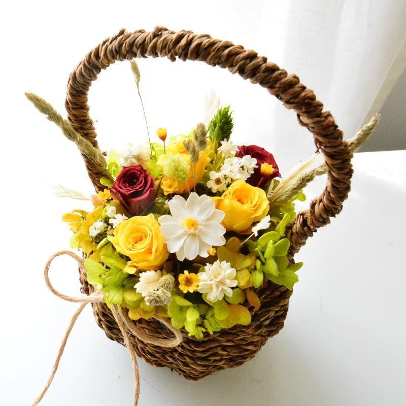 父の日 お中元 誕生日 花 プリザーブドフラワー 送料無料 プレゼント お礼 ほんの気持ち 御祝 プリザーブド お祝い 籠 かご花 おしゃれ 枯れない花 P Pm003 Arne 通販 Yahoo ショッピング