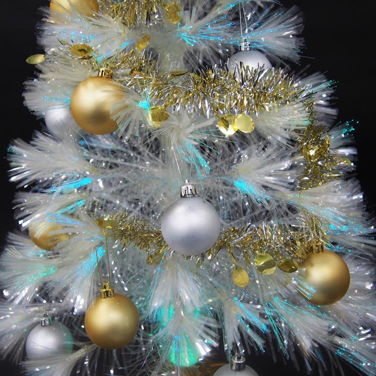 クリスマスツリーセット90cmホワイト ファイバーツリー 北欧 クリスマスツリーセット90cmホワイト ファイバーツリー 北欧