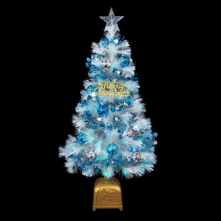 クリスマスツリーセット90cmホワイト ファイバーツリー 北欧 クリスマスツリーセット90cmホワイト ファイバーツリー 北欧