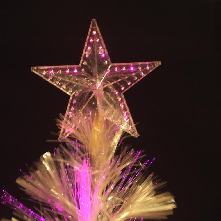 クリスマスファイバーツリー90cm ホワイト クリスマスツリー