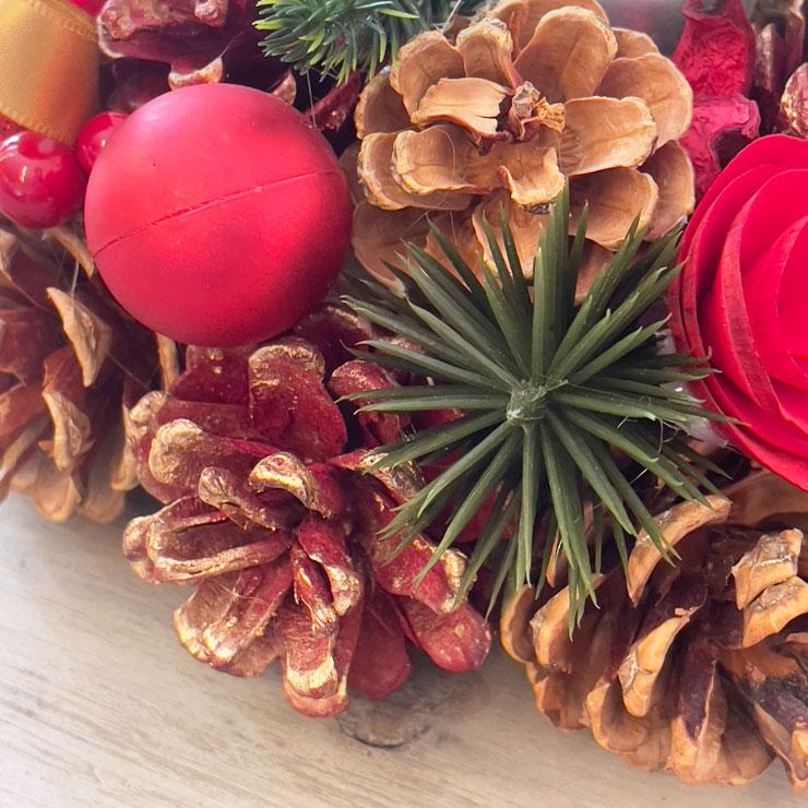 ナチュラルキャンドルホルダー レッド インテリア 装飾 記念日 玄関