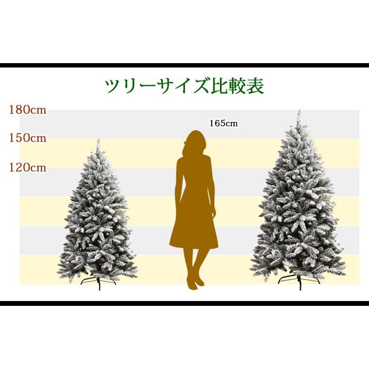 フロストクリスマスツリー150cm ブリッスルコーンスノーツリー 北欧