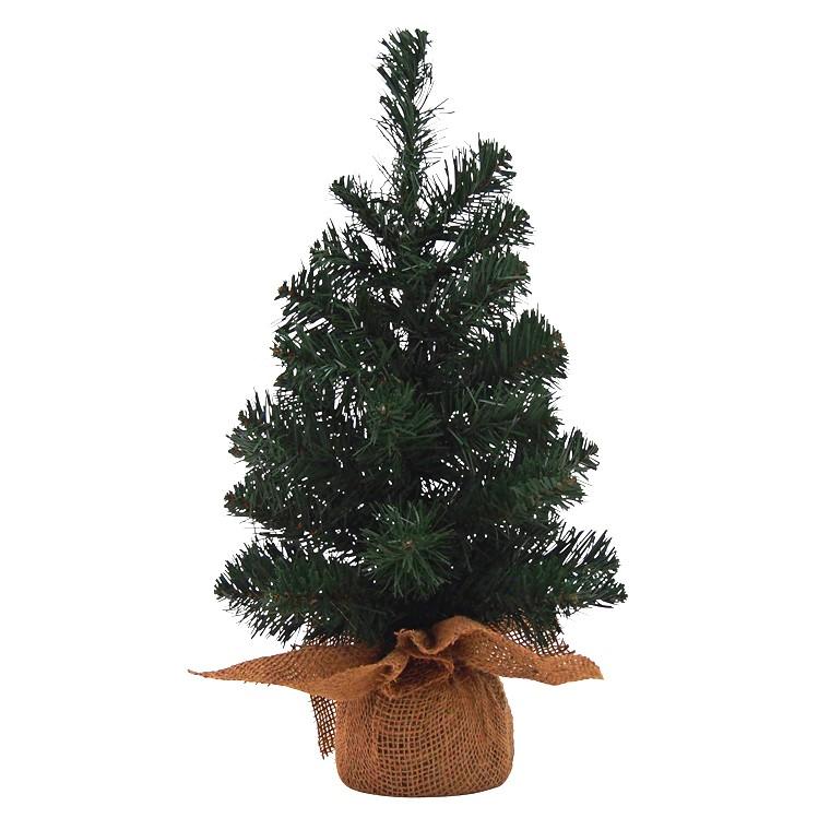 ミニクリスマスツリー Sサイズ バーラップ 装飾 インテリア