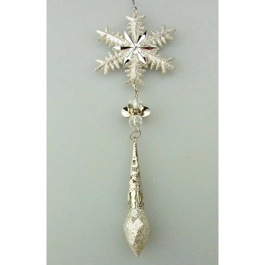 アクリルワイヤースノーフレークドロップクリスマスオーナメント シルバー Cjsl クリスマス専門店 Kobe Craft 通販 Yahoo ショッピング