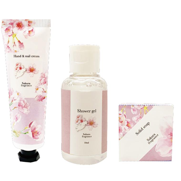 ほんやら堂 さくらバス＆ボディケアギフト ハンドクリーム＆シャワー
