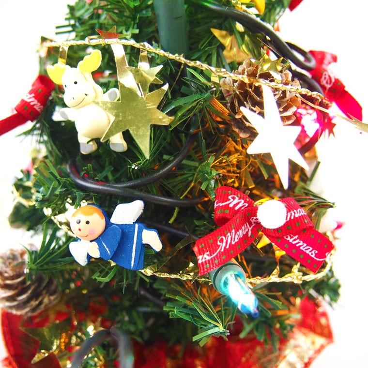 LEDデコレーションミニクリスマスツリー キャラクターオールスター LED