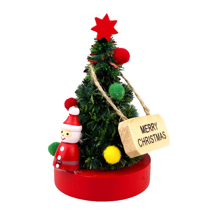 ミニクリスマスツリー 手作りキット キット レッド ホワイト