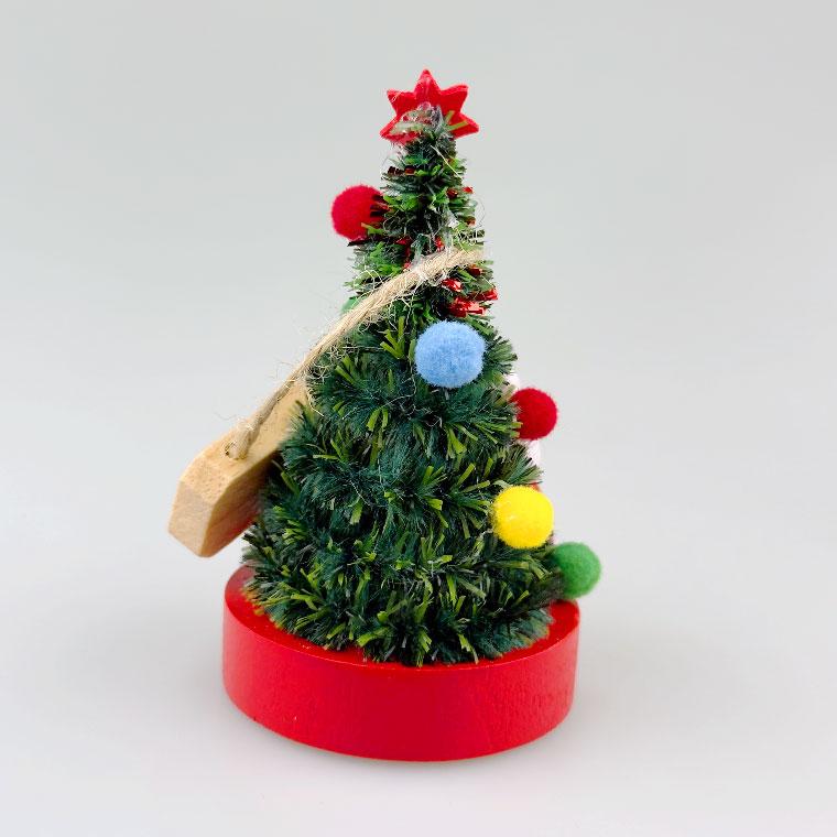 ミニクリスマスツリー 手作りキット キット レッド ホワイト