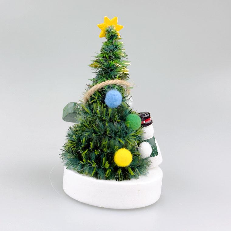 ミニクリスマスツリー 手作りキット キット レッド ホワイト