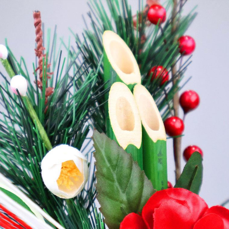 〜迎春〜可愛いシマエナガ　門松セット　ツル　お正月　インテリア　置物　お祝い 正月 飾り 置物 ぬいぐるみ AMUFUN ふくふくシマエナガ LMC 門松