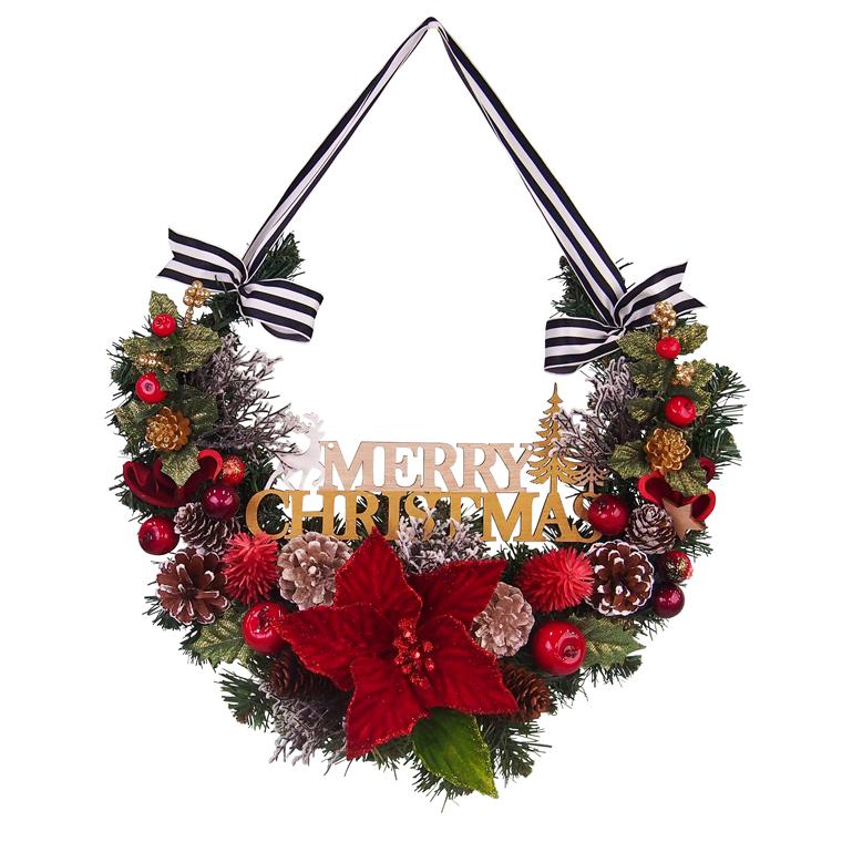 三日月リース223(クリスマス) 三日月リース223(クリスマス)