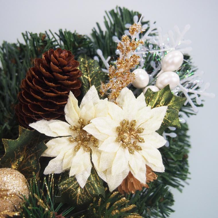 クレセントリース レッド＆ゴールド 三日月 三日月リース