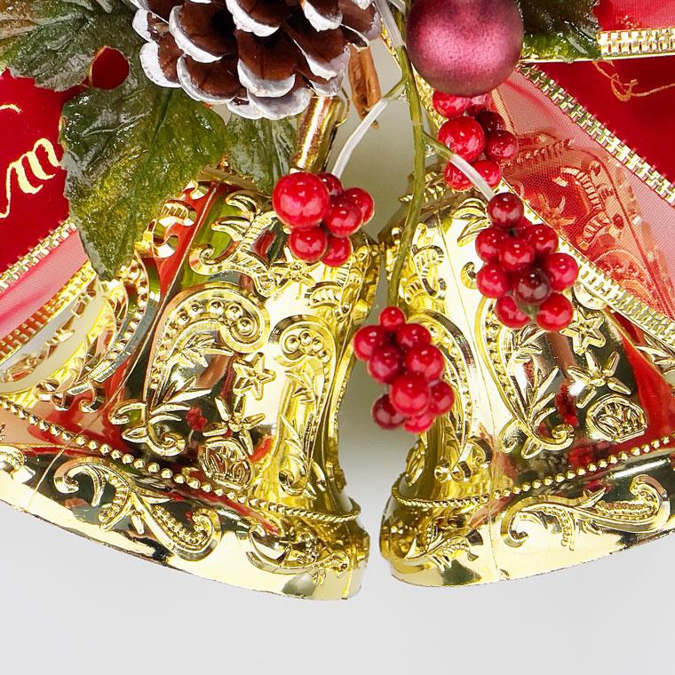 クリスマスベル 20cm レッド インテリア 装飾 ベルハンガー