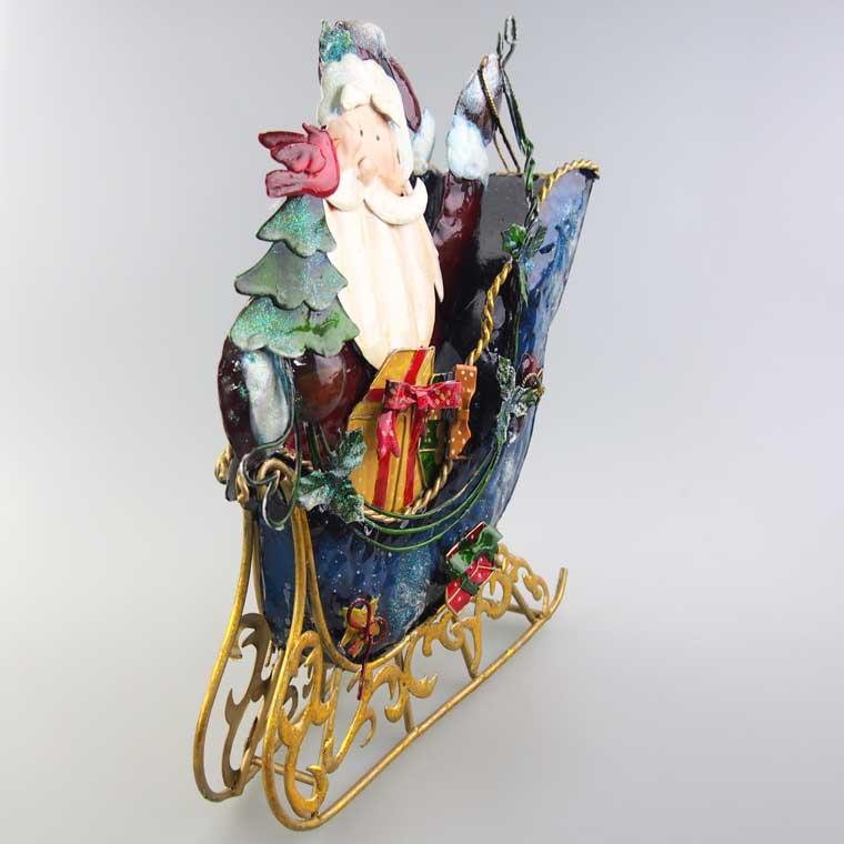 アンティークブリキクリスマスソリサンタ クリスマス おしゃれ