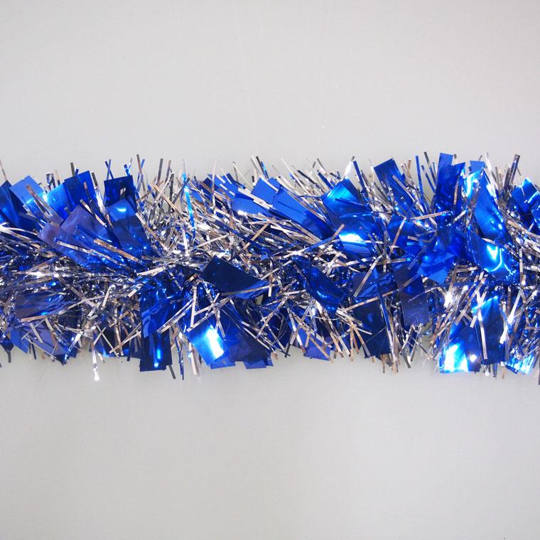 クリスマスパーティーモール180cm レッドゴールド＆ブルーシルバー3本