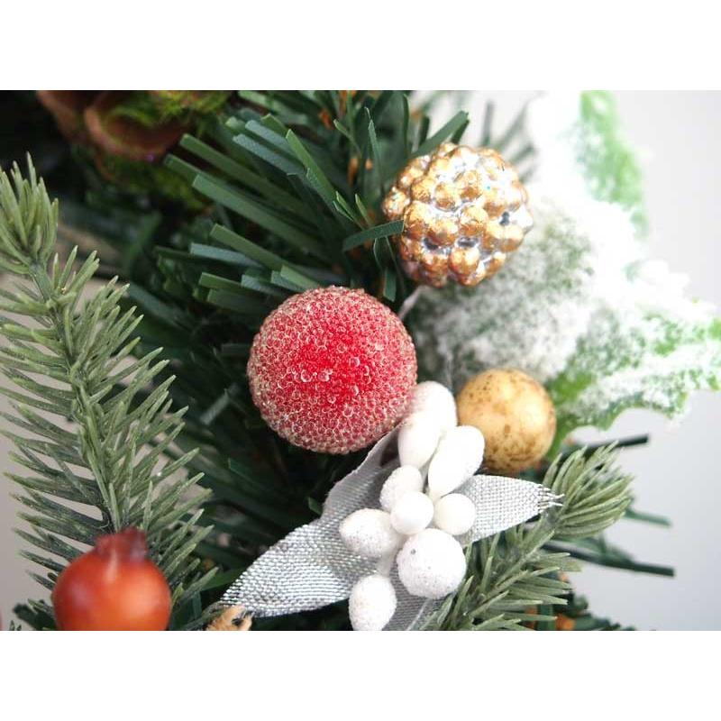 クリスマスリース 25cm ナチュラルスノーブラウン 玄関 おしゃれ クリスマスリース 25cm ナチュラルスノーブラウン 玄関 おしゃれ