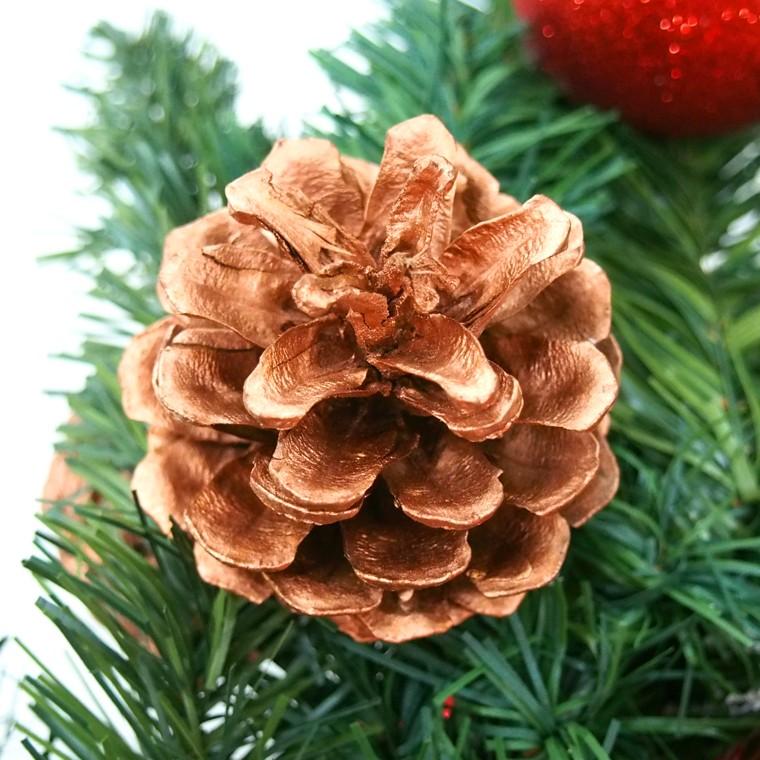 両面クリスマスガーランド180cmレッド 特大 玄関 おしゃれ 北欧 手作り