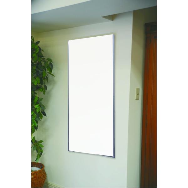 【正規品】 割れない大型 全身姿見鏡 〔60×180×2.7cm〕 スタンド幅61cm 飾縁幅1.5cm シルバー 日本製 軽量 プロ仕様 『REFEX リフェクス』〔代引不可〕 【DGJ7421323874】(26393円)